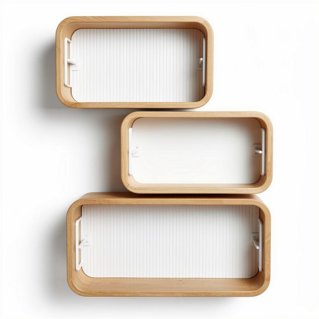 Contenitore multifunzionale in legno per organizzazione – 30 x 15 x 10 cm