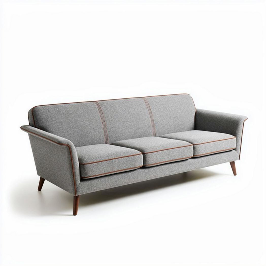 Divano in tessuto per soggiorno – 200 x 85 x 80 cm